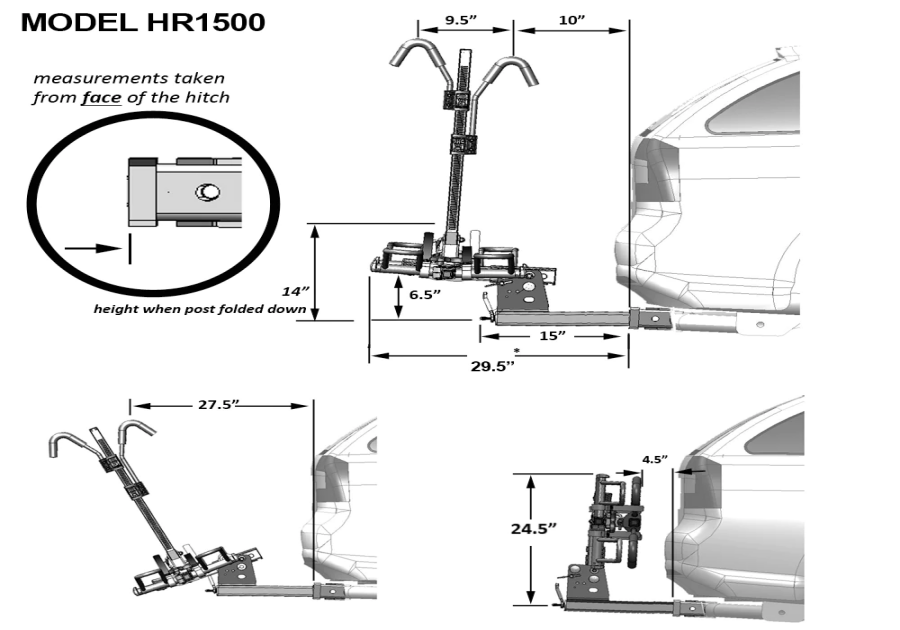 Hollywood Racks Sports Rider SE Hitch Rack
